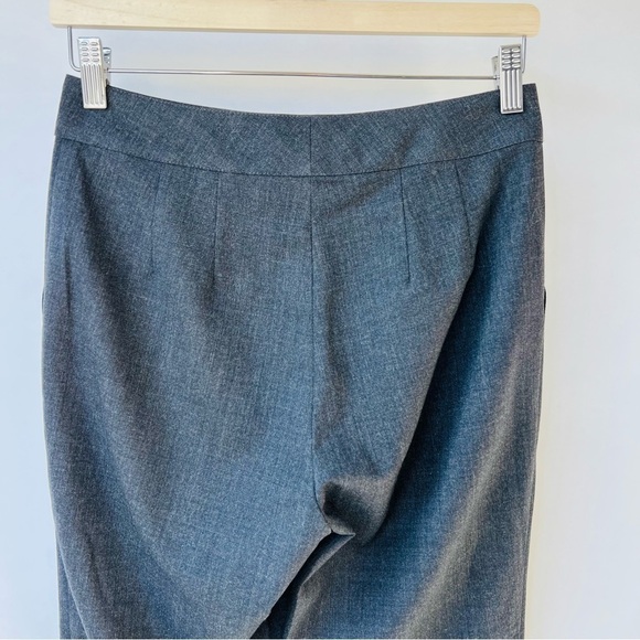 St. John Emma dark gray straight legs crop pants, Size 4 - Picture 9 of 10